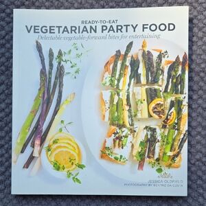 Vegetarian Party Food Cookbook by - White Cover